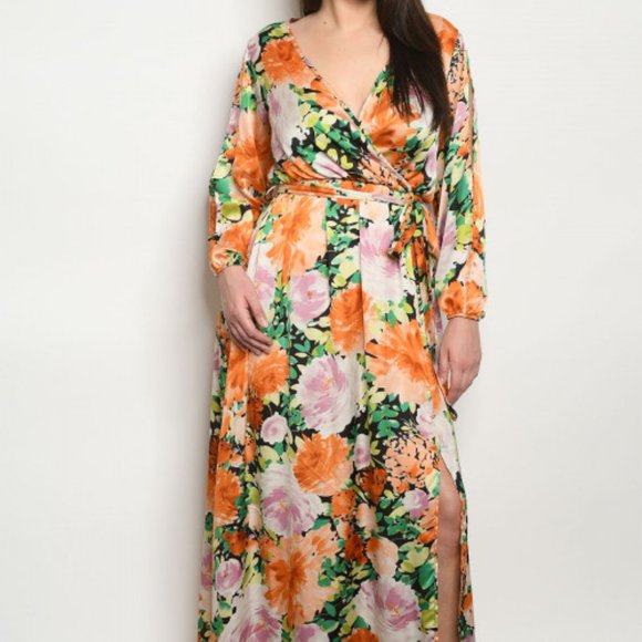 Floral print maxi dress - Picture 2 of 6